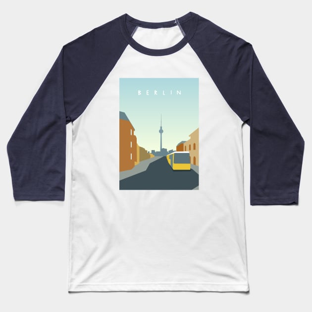 Berlin Baseball T-Shirt by Zakaria Azis